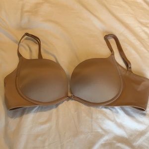 WORN ONCE Victoria’s Secret Plunge Push-up Bra Size 34C So Soft!